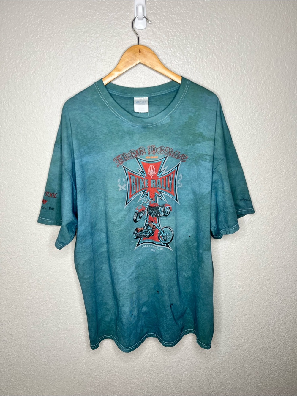Vintage Harley-Davidson Iron Horse Bike Rally 2006 T-Shirt Distressed Fade XL